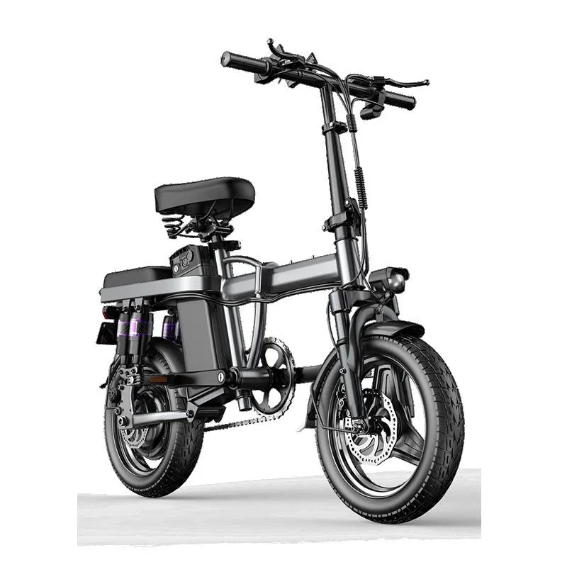 2022 Hot Sale Mini Size Folding Electric Bicycle 400W 48V 14 Inch Electric City Bike Foldable Electric Bike