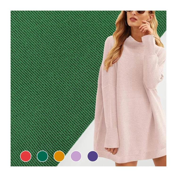 High Quality Soft Twill Fabric 94 Polyester 6 Spandex Material Knit Brushed Suede Fabric For Jacket