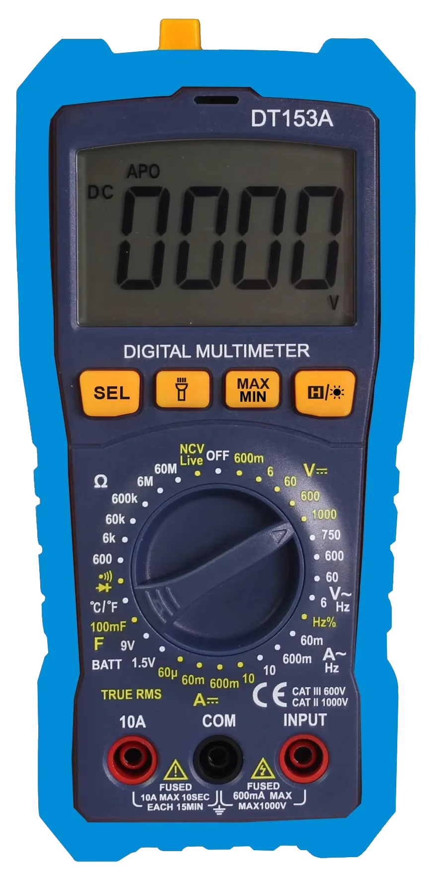 New Digital Multimeter AC DC Ammeter Voltmeter High Quality  Intelligent Multimeter