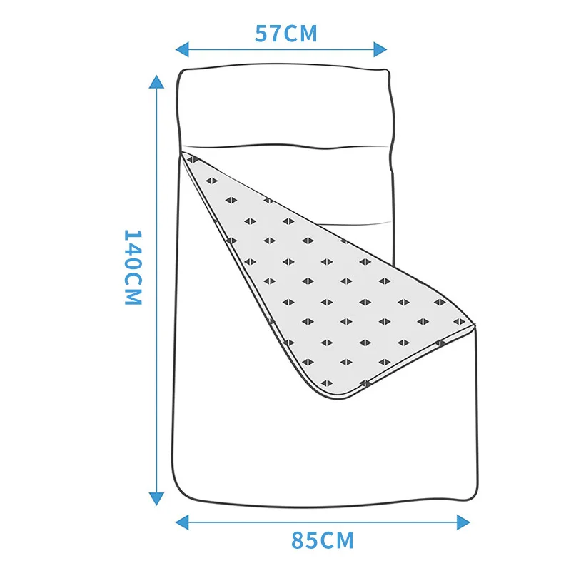 In Stock 2 in 1 pillow blanket Toddler Nap Mat Lightweight and Soft Perfect for Kids Preschool Fit on a Standard Cot