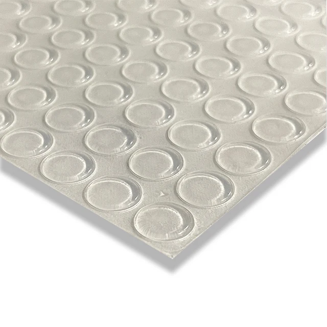 Professional Manufacturer Adhesive Transparent Clear Silicone Rubber Foot Pads Furniture adhesive Bumper Pad for cabinet