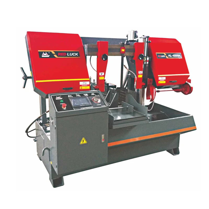 Factory Directly Provide horizontal quick cutting cnc full automatic metal cutting band saw HL-400SK