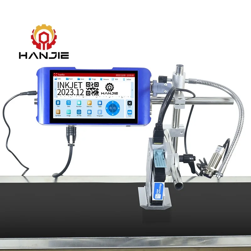 Good Performance Portable Online Inkjet printer Date Coder Printer for Date Coding with Multicolor Capabilities