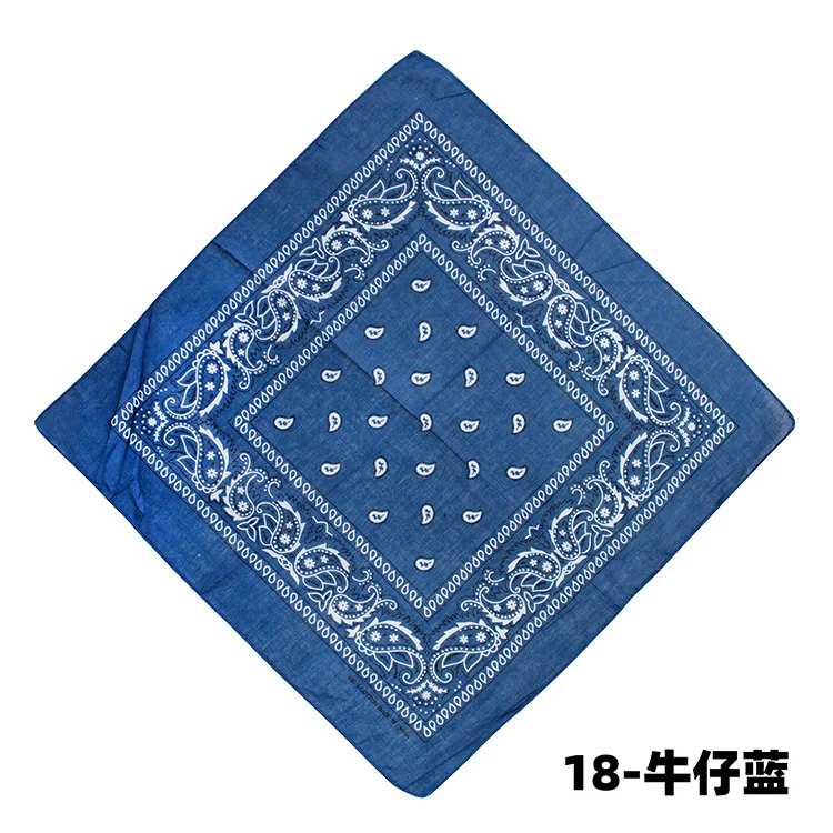 Custom bandana double sided printed paisley bandana 100%cotton custom bandana scarf