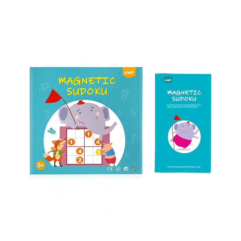 Popular intelligence training kids magnetic education toy math number sudoku puzzle game