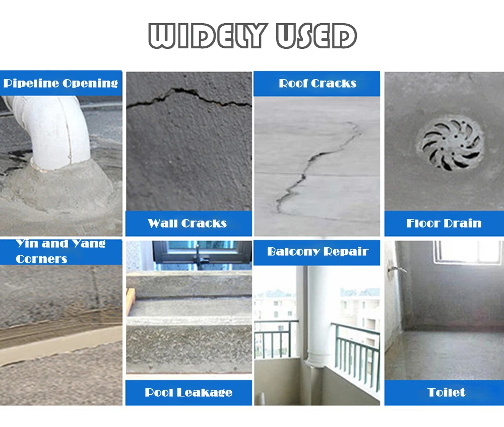 High Quality JS Two-Component Acrylic Concrete Roof Coating Waterproof Polymer Cement-based Coating