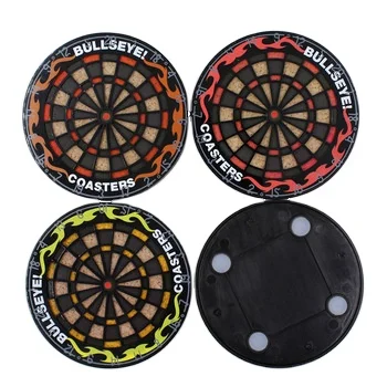 mix wholesale high quality non-toxic fabric Cup Holder Round Dart Plate Coasters Placemat Cups Mat Bar Mug Drink Pads ARI-450