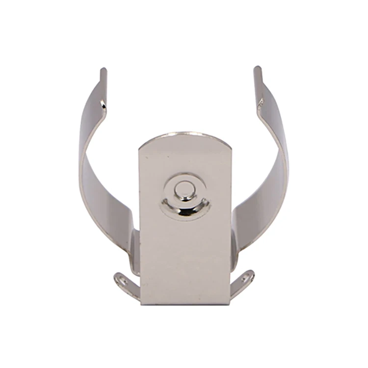 Custom Nickel Plated Metal Touch Spring Metal D Battery Clip SMT SMD D, , 32650, LR20 Battery Holder Contact