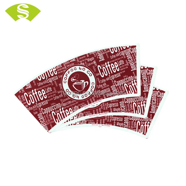 Wholesale Price Custom Design Printed Paper Cup Fan Raw Material Hot Sales in Turkey