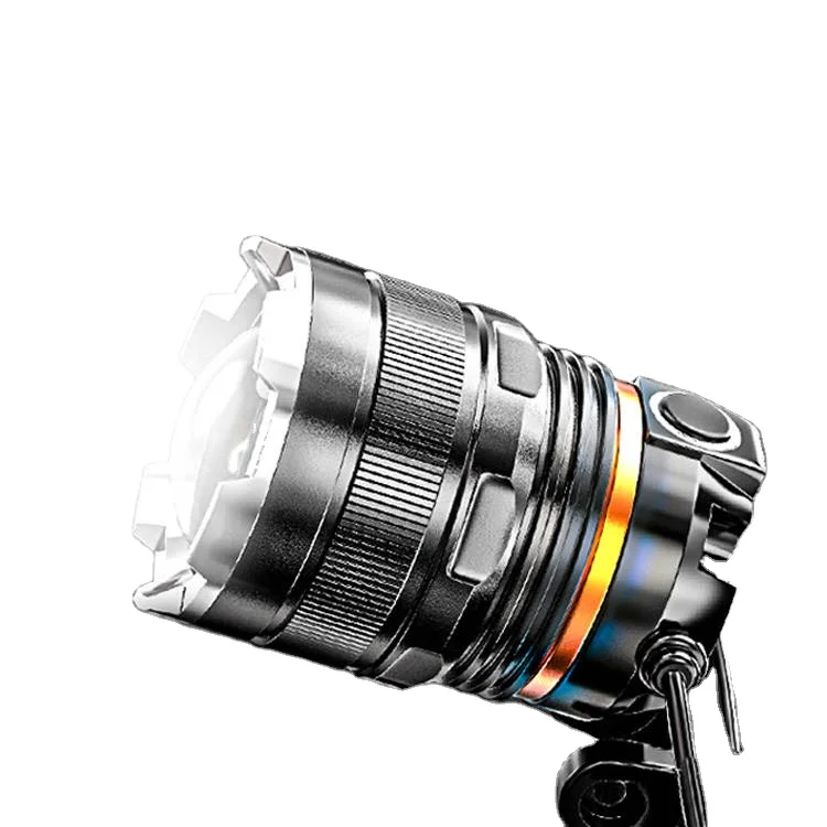 Большой зум-объектив водонепроницаемый 18650 перезаряжаемый Кемпинг XML 1 светодиодный Майнер налобный фонарь