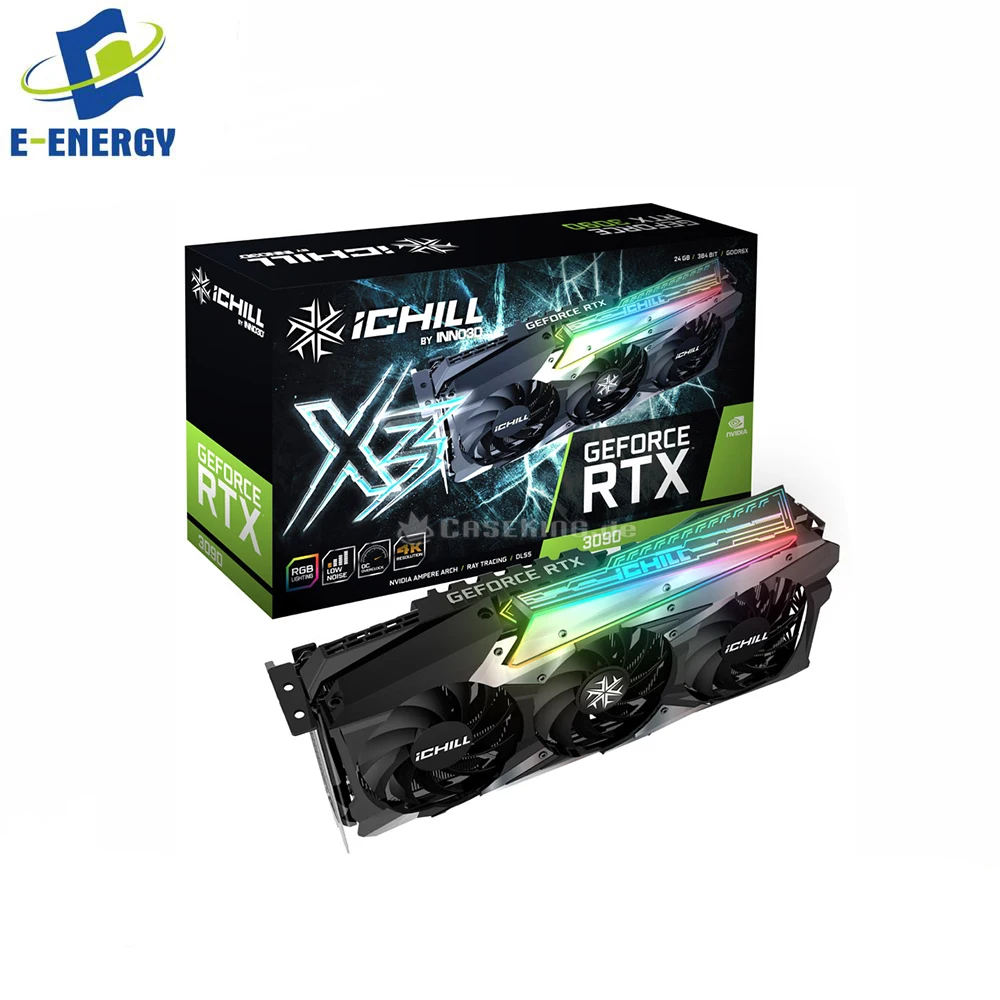 G eForce 24G OC 24 ГБ 384 бит GDDR6X PCI Express 4 0 RTX 3090 GPU