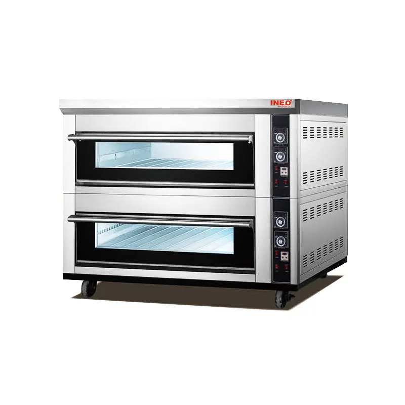 2 Decks 6 Trays Industrial Luxury Bakery Equipment Electric Commercial Baking Oven