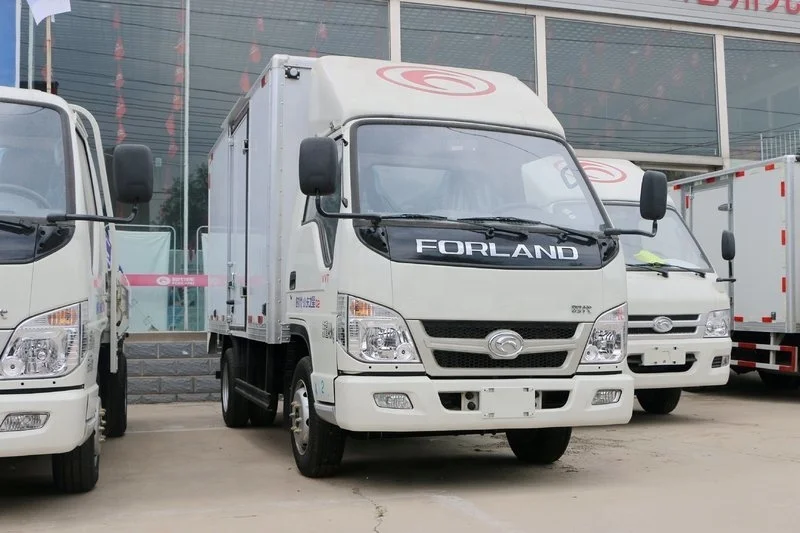 
2020 new foton 4x2 cargo truck 2ton box truck diesel mini truck for sale 