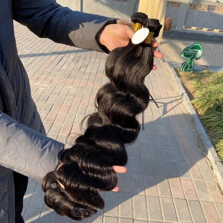 Virgin Hair Human Bundles Extensions Virgin Raw Vietnam hair super double drawn vietnamese hair