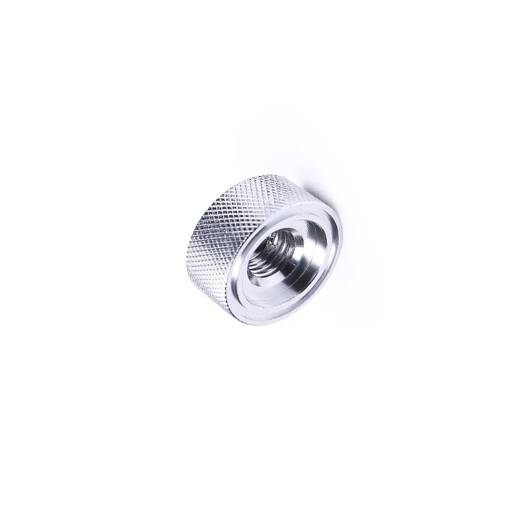 High Quality CNC Lathe Parts Aluminum Knurled Knob
