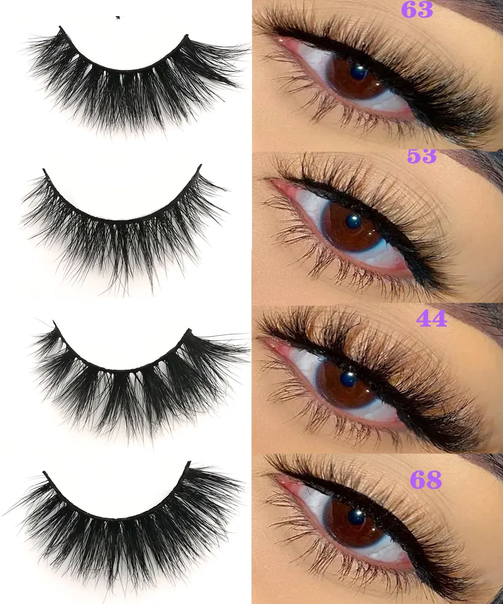 Mink Lashes 3d Wholesale Vendor 3d Mink Eyelashes Vendor Bulk Eyelashes Mink Cruelty-free Handmade Eyelashes