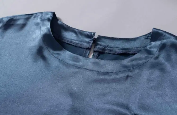 2021 Hot Selling Silk Satin Pajamas Set Casual Homewear Short Set for Women Lounge Wear Pajamas