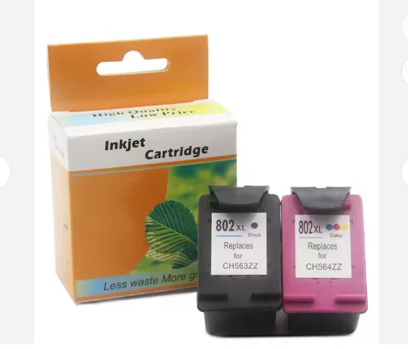 Ocbestjet LY-802 802 802XL Ink Cartridge For HP 1010 1000 1050 1051 1055 2000 2050 1050A 2050A 2510 3000 Printer