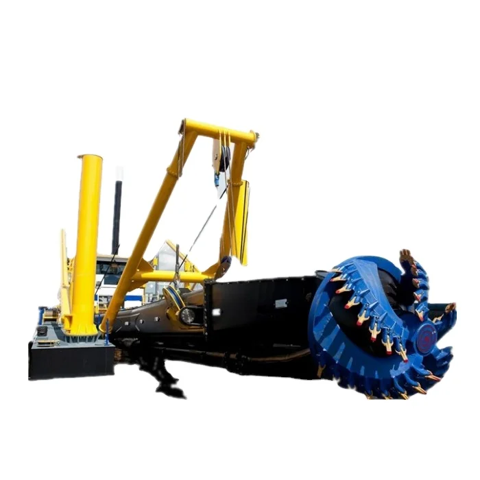 
work boat 6 inch cutter suction dredger gold mining machine sand dredger machine for sale 