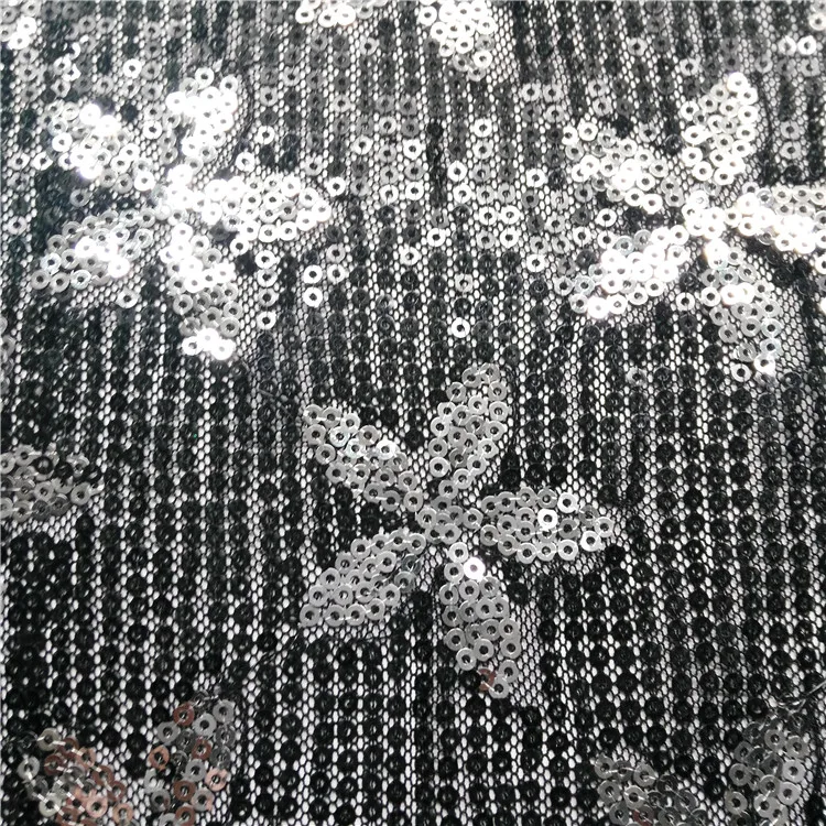 
New world online shopping Kids wear/Wildely Used multi color rainbow sequin fabric 