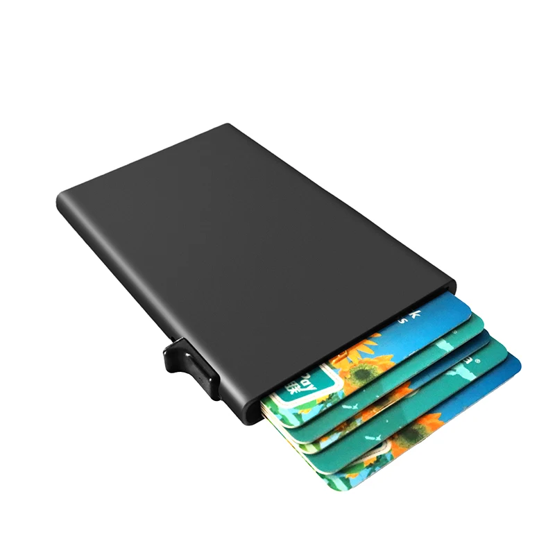 Ultra Thin Aluminum Metal Wallet Credit Card Case for Business,Men Card Holder