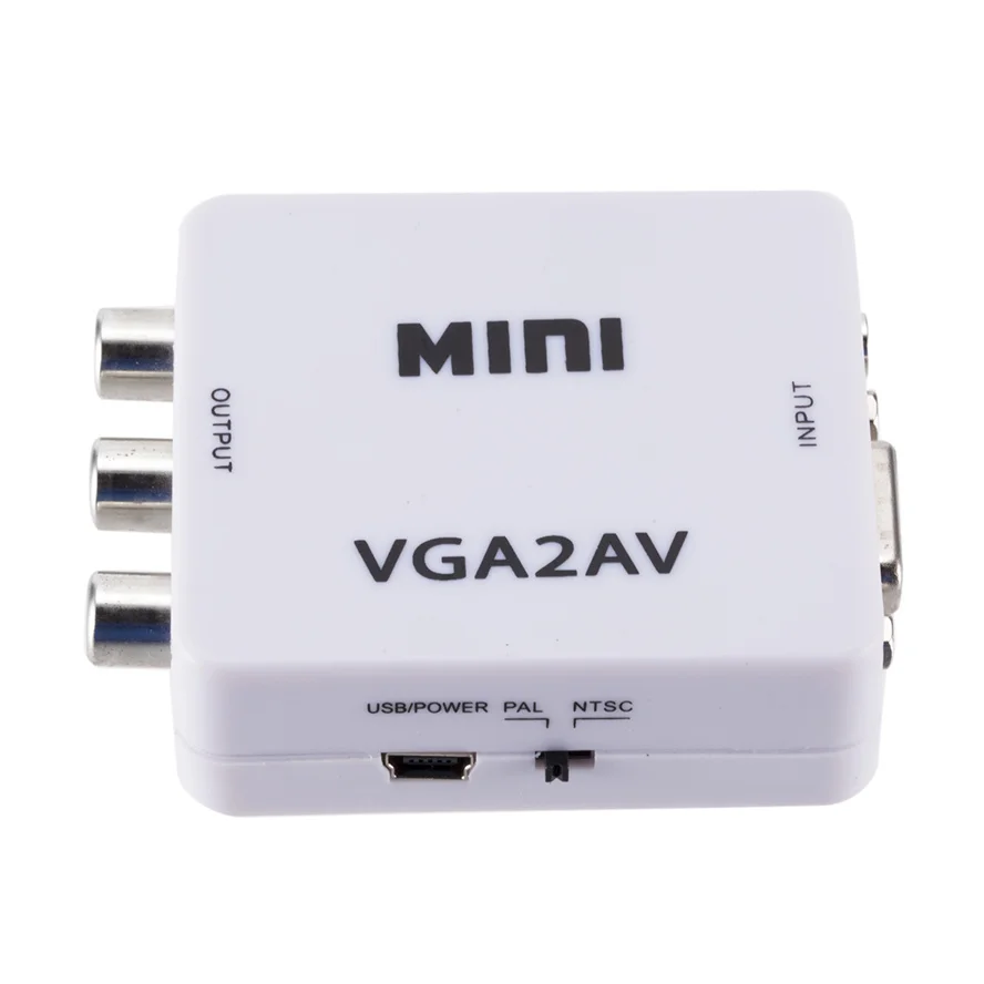 1080P Mini Video Convertor VGA TO AV  Video Converter Converter