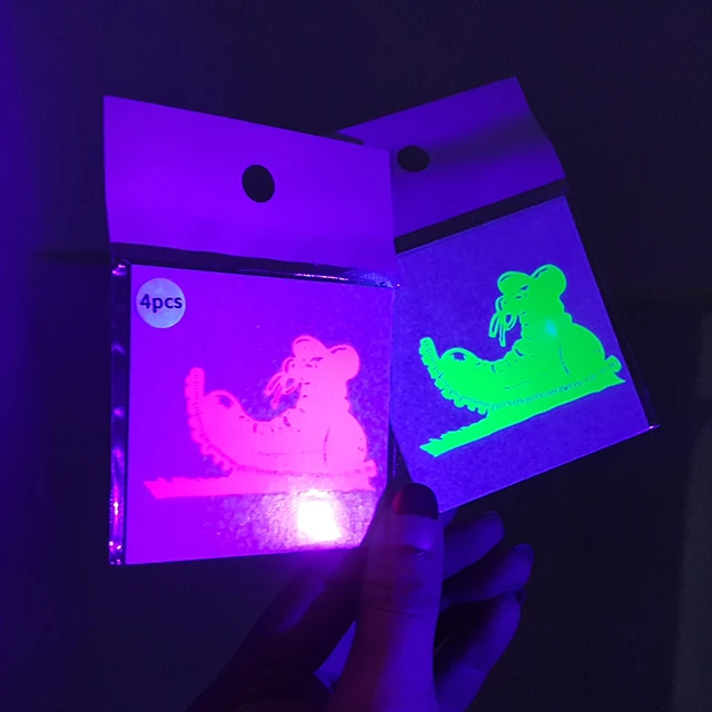 
custom print Neon color temporary tattoo 