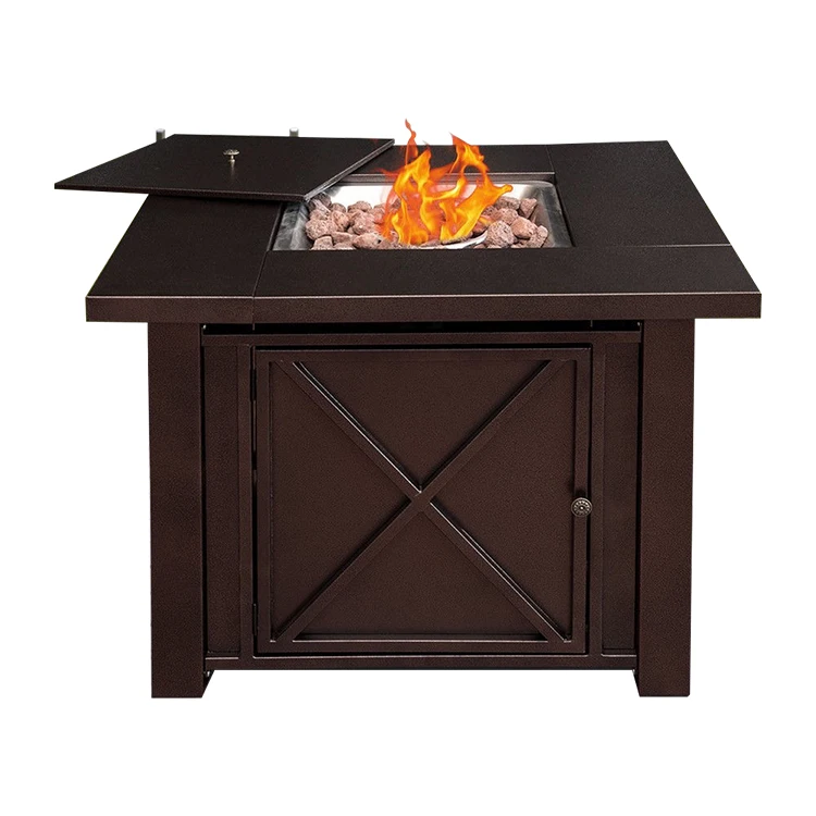 Traditions Cast Aluminum Patio Fire Pit Table