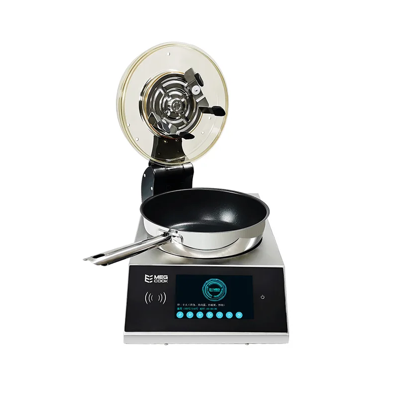 Megcook 4400W cooker robot machine for sale automatic instant ramen cooking machine stirrer for induction cooking