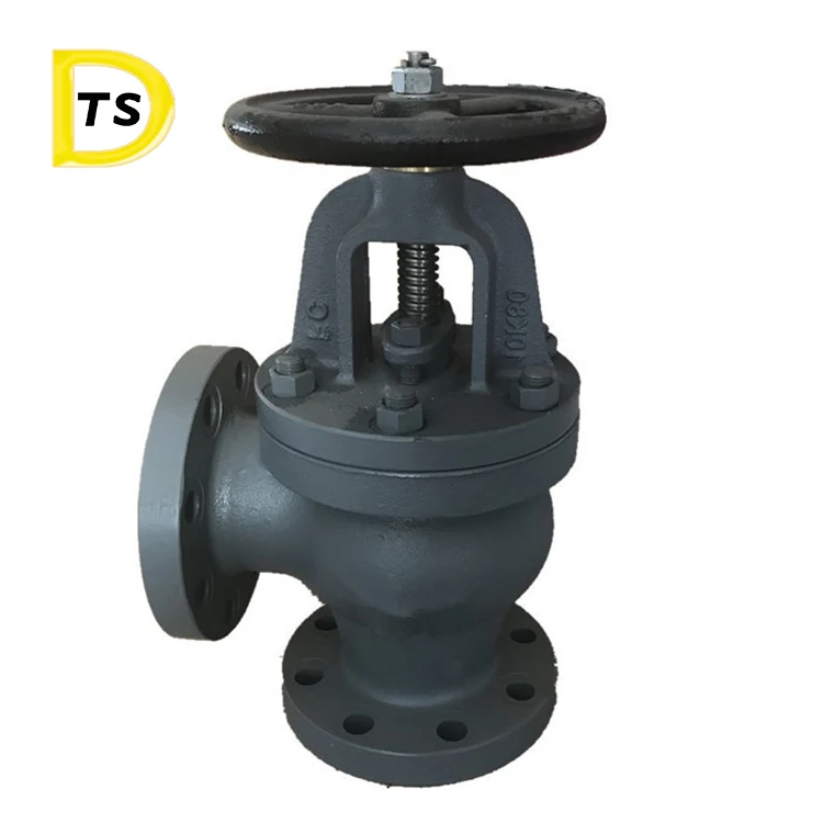 Angle Globe Valve JIS  F7306 5K and F7354 5K Cast Iron Marine Valve Globe Valve