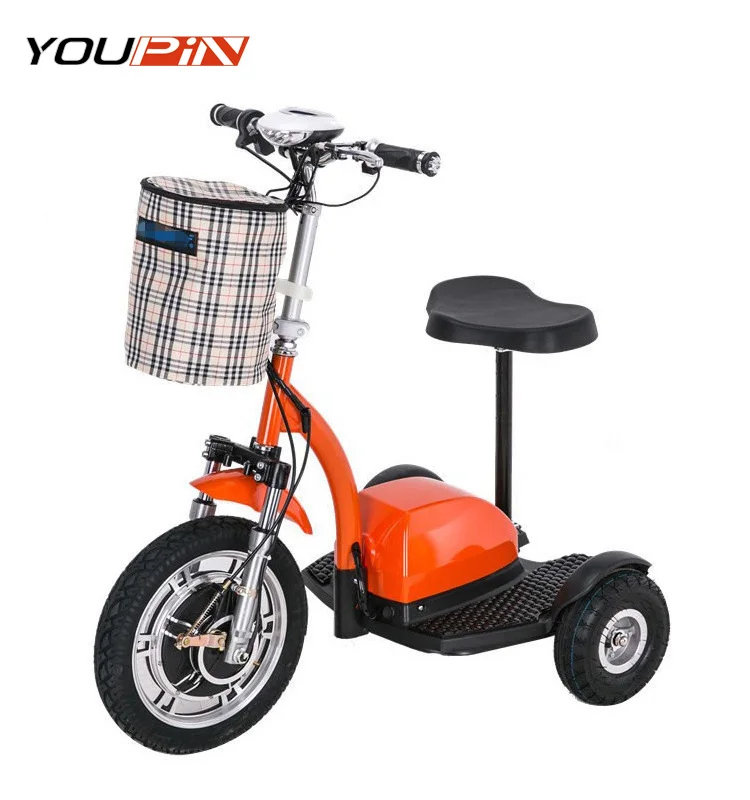3 Wheel Scooter Electric Moped Kick Mobility E Patinete Electrico Adult Handicapped Tricycles For