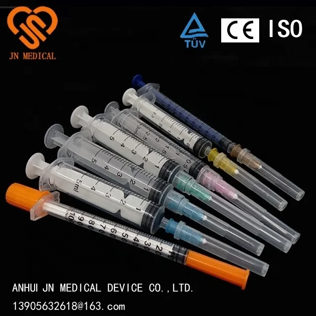 
Disposable Medical Color Coded Insulin Syringe (with Needle 1ml) with Ce Approval 