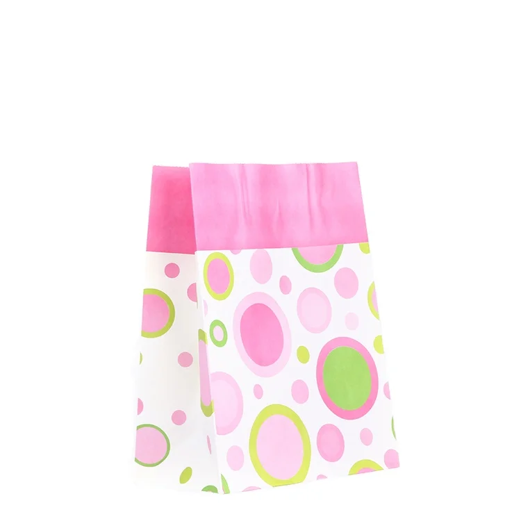 OEM Wholesale Custom logo printed Durable kraft paper bag with handle