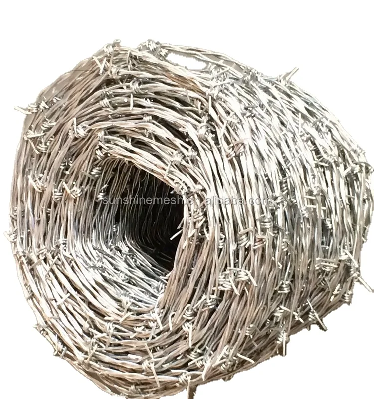 Senershuo Hot galvanized barbed rope low wall barbed wire prison anti climbing guardrail barbed wire orchard protection