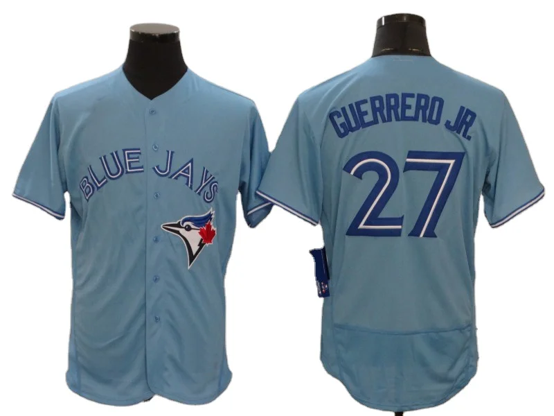 Blue-Jays  Canada Toronto  blue bird   #27 GUERRERO JR.  Baseball   jersey
