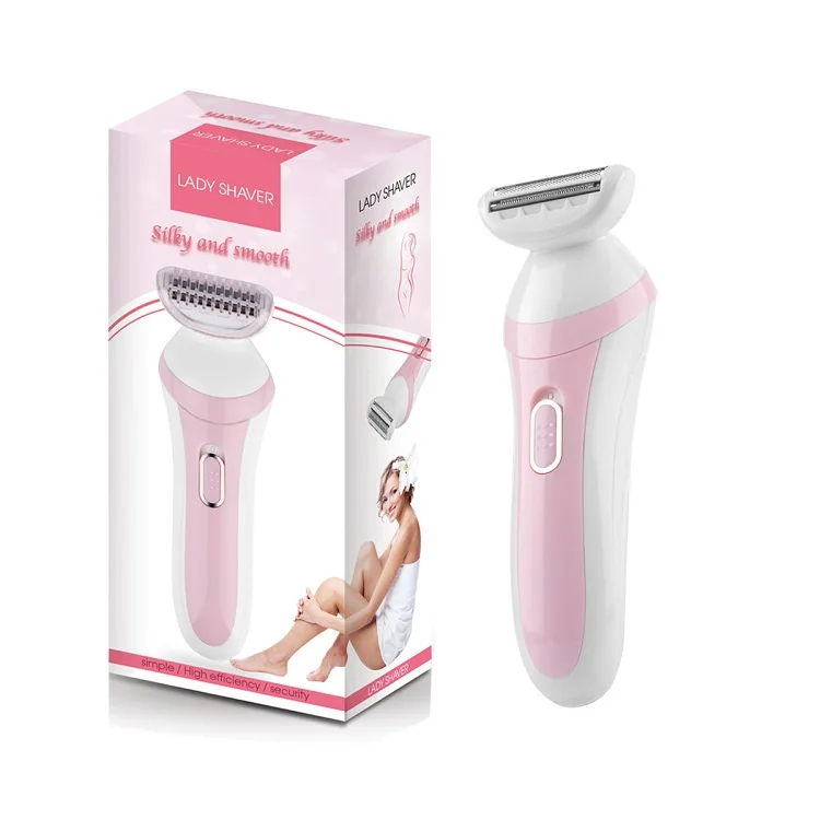 Battery operated Painless women hair removal Electric Razor pubic epilator hair trimmer Remover leg underarm facial lady Shaver