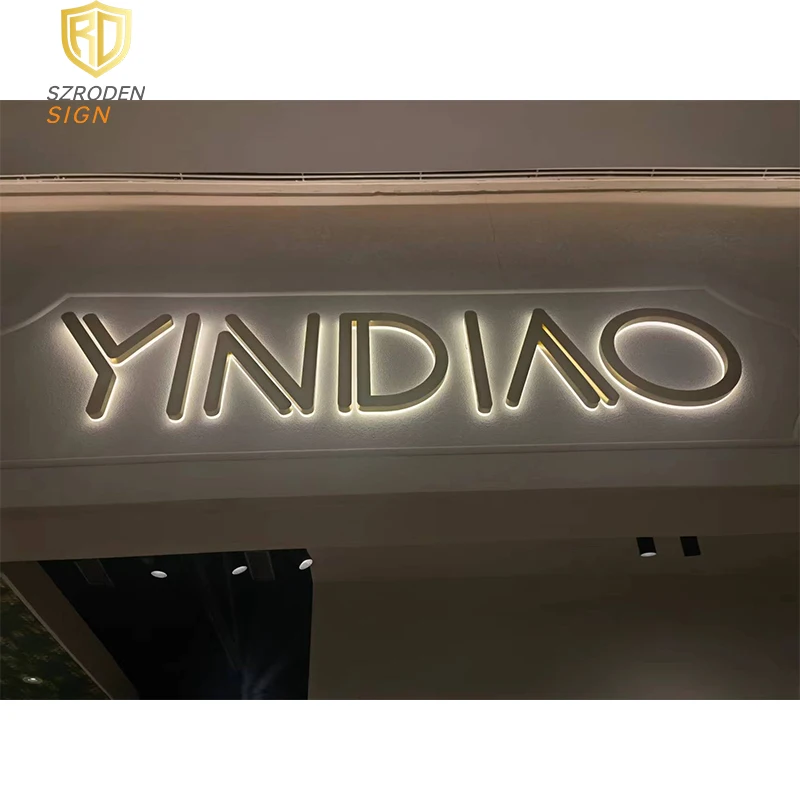 Custom Led Logo Sign Personalized Backlit Sign Led Exterior Waterproof Custom Illuminated Signs For Office Bar Shop Restaurant
