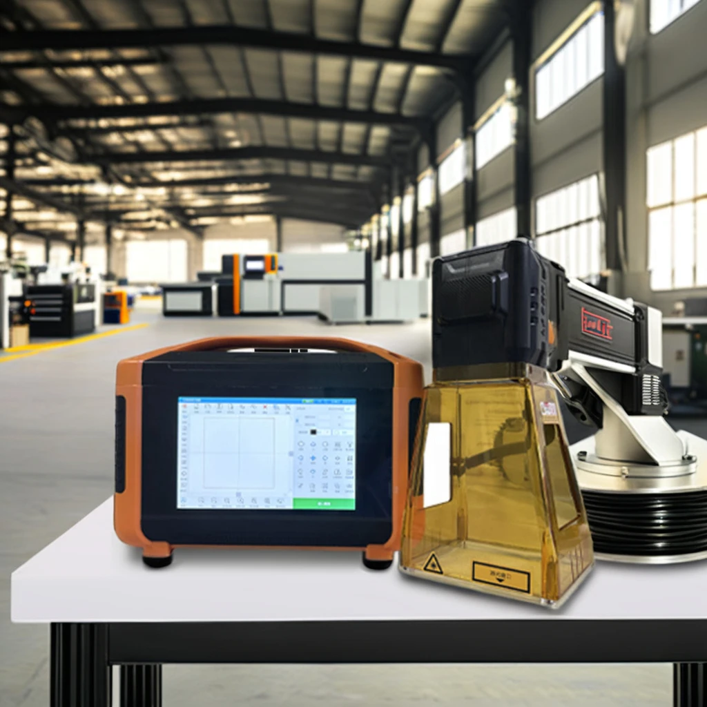 CNC LY factory direct cheap handheld laser marking machine for acrylic plate marking