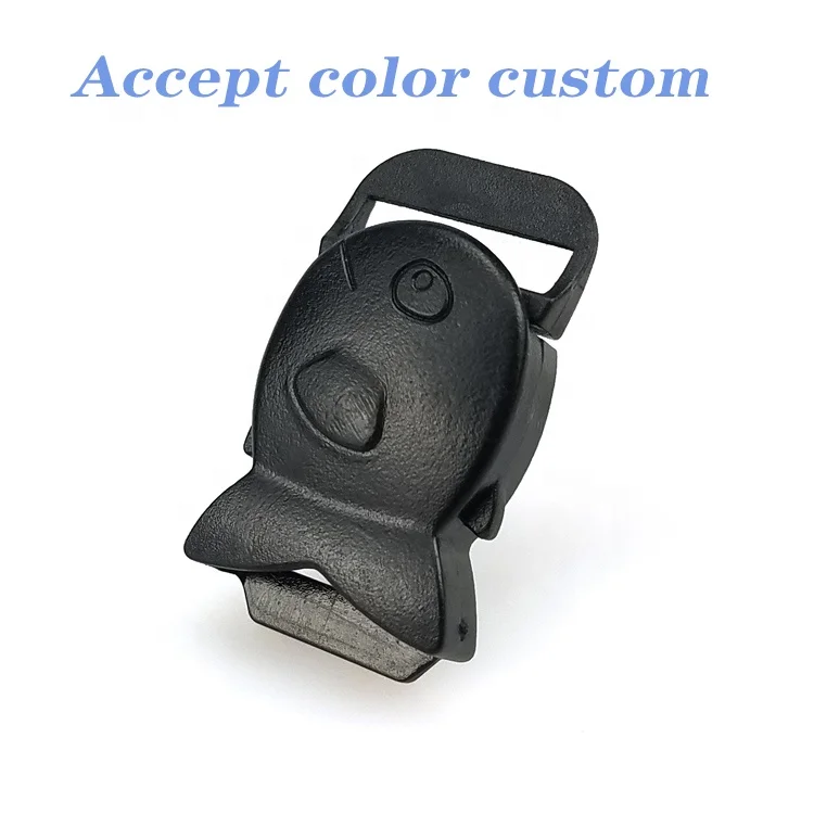 cute fish shape buckle unique design plastic fittings
