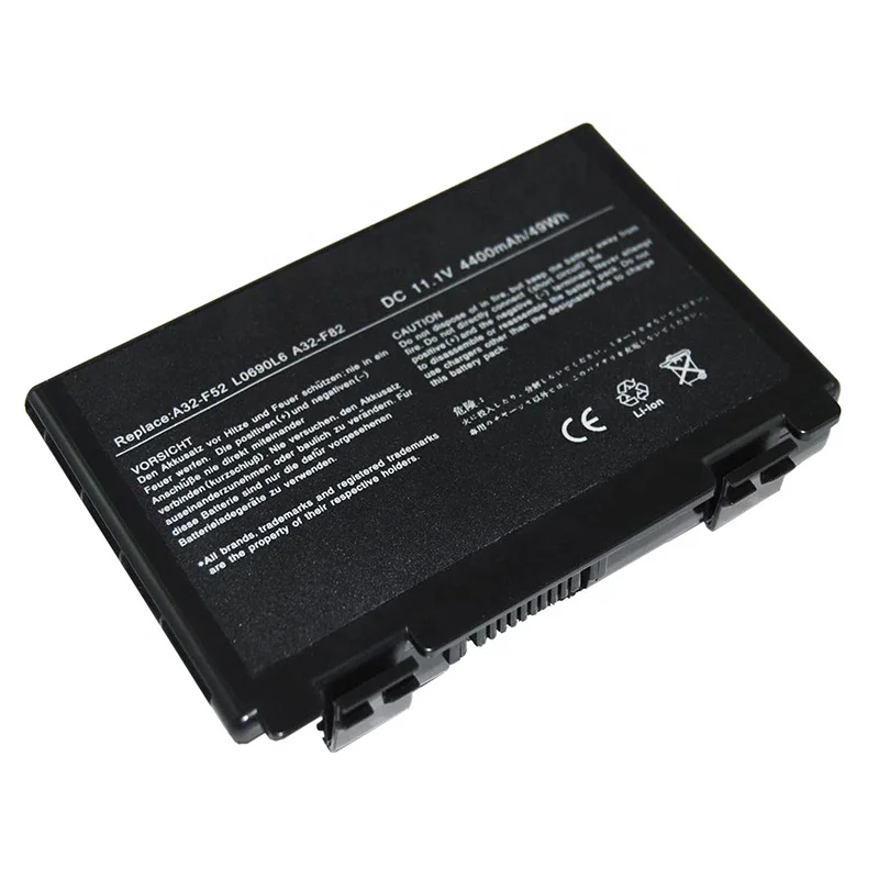 CE ROHS UN38.3 MSDS Laptop battery for  asus F52 F82 K40 K40lJ K40lN