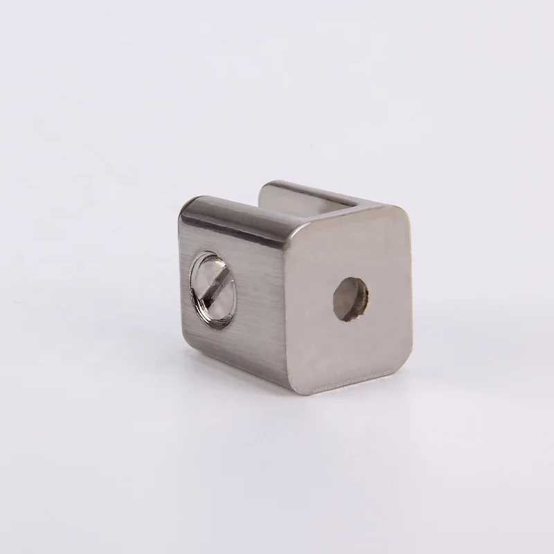 good sales metal zinc alloy glass holder glass bracket wall mounted clamp