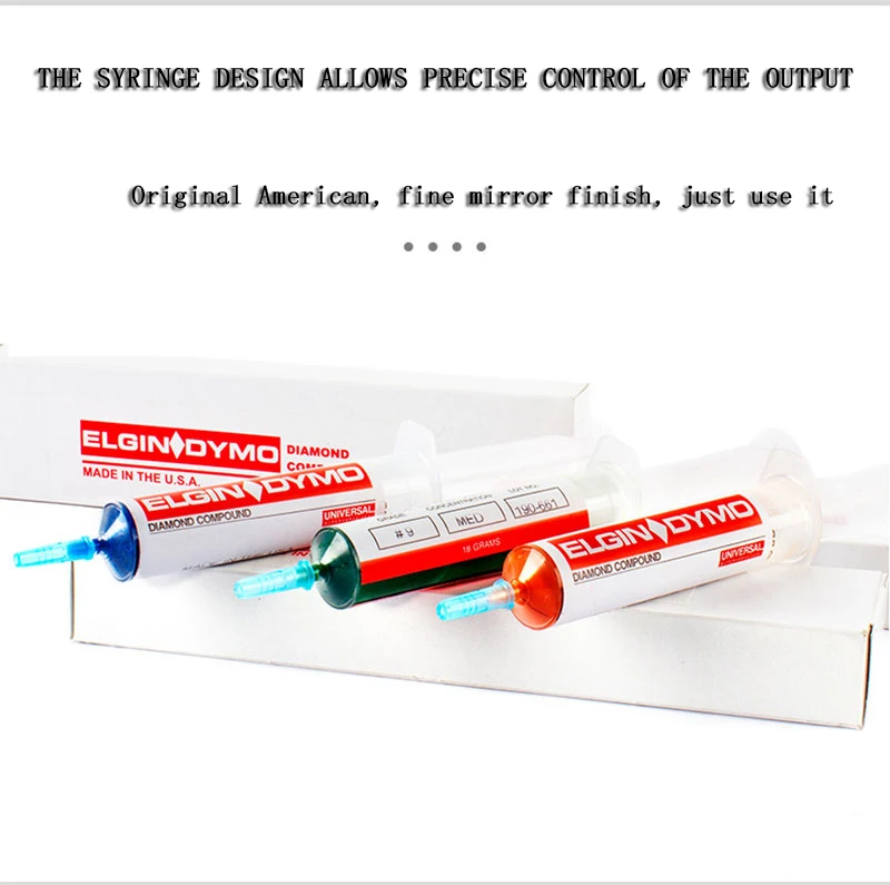 Diamond grinding paste needle tube packaging for jade mold jewelry play mirror polishing paste