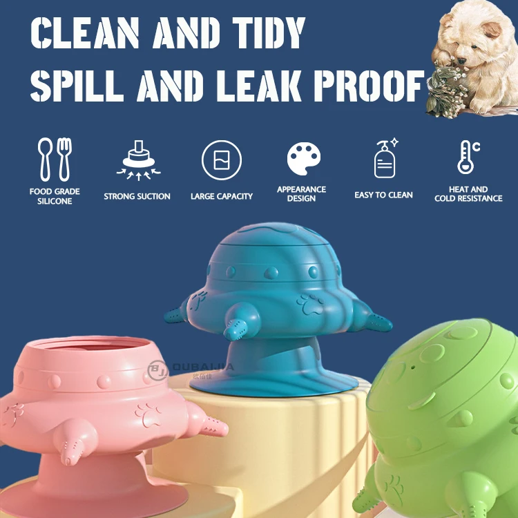 OBJ can customize baby pet feeder Dog dog kitten food silicone breast milk pacifier Pet feeding with suction cup