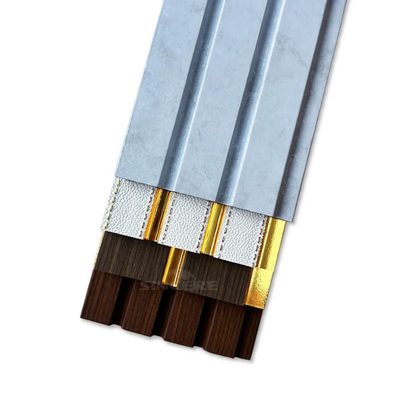 Factory wholesale indoor decoration material Waterproof Antisepsis 3D wall cladding Office buildings wallboard ps wall panel