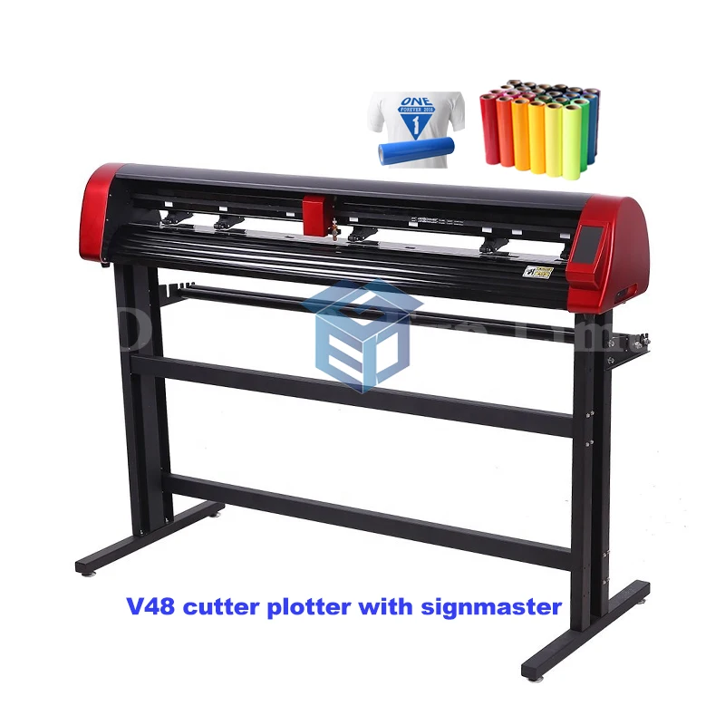 Guangzhou Skycut V48 Single Head Cutter Plotter With Signmaster Vinyl Sticker Label 1350mm V24 V60 Cutting Plotter