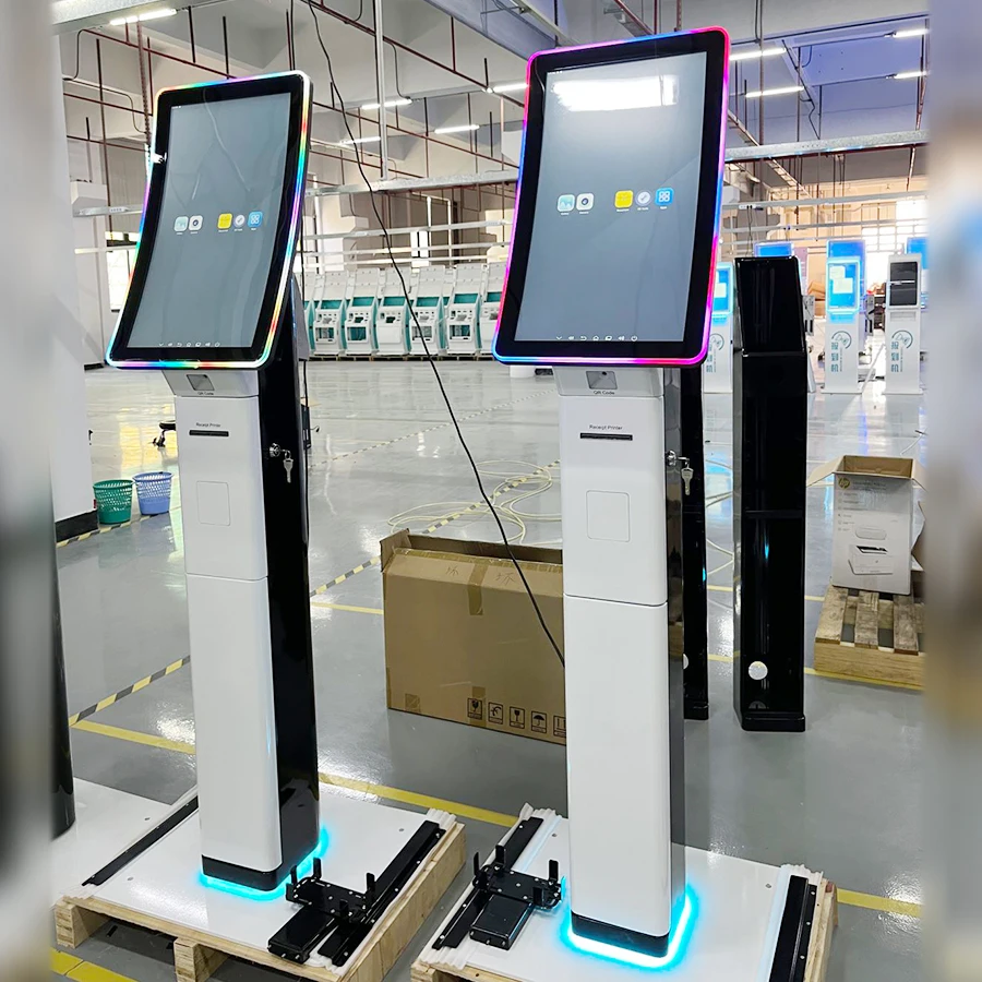 Cashless Credit Card Payment Self Check Out Machine Supermarket Cash Payment Kiosk Printer Car Wash Parking Self Service Kiosk