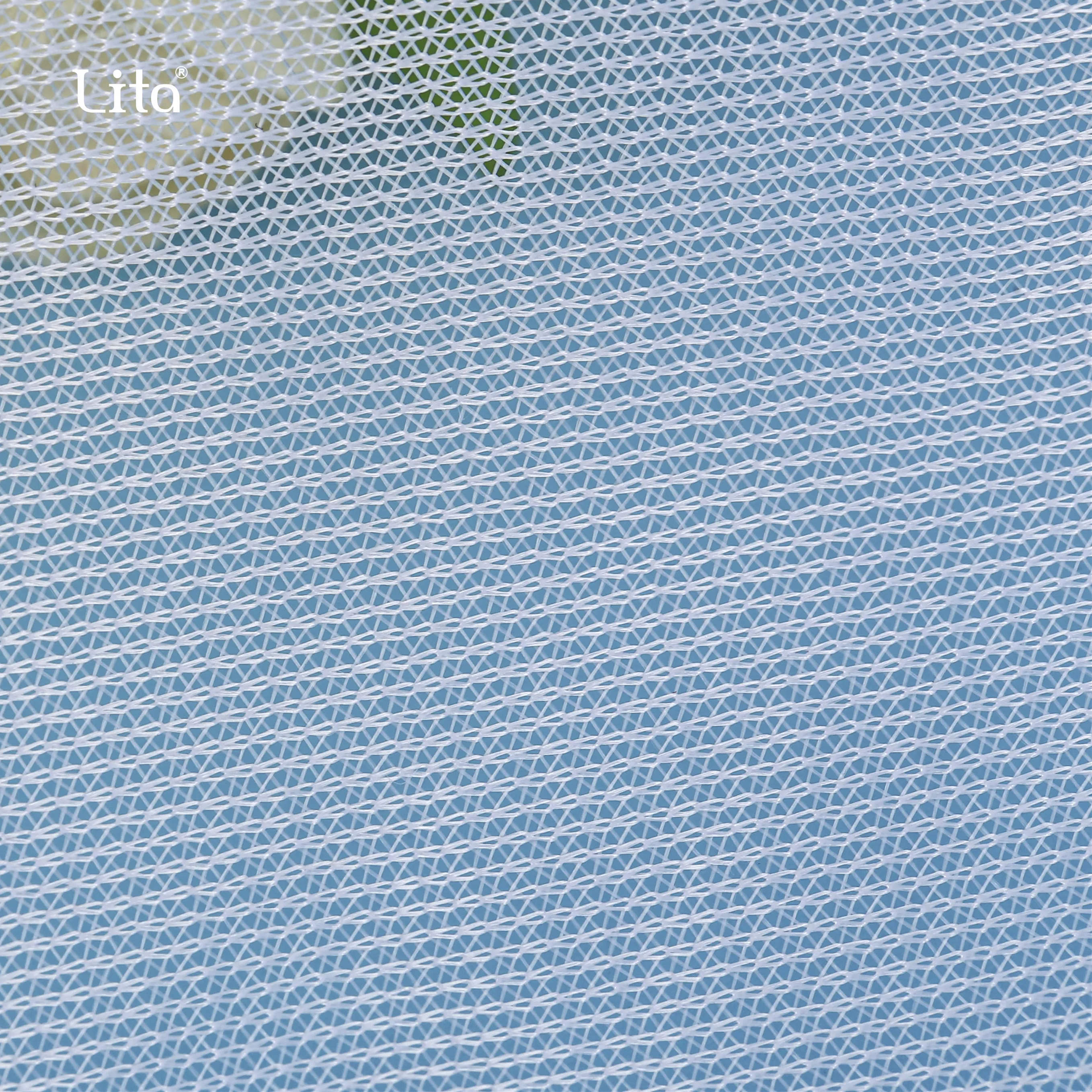 Home textile fabric polyester fabric 100% polyester mesh net for bedspreads material