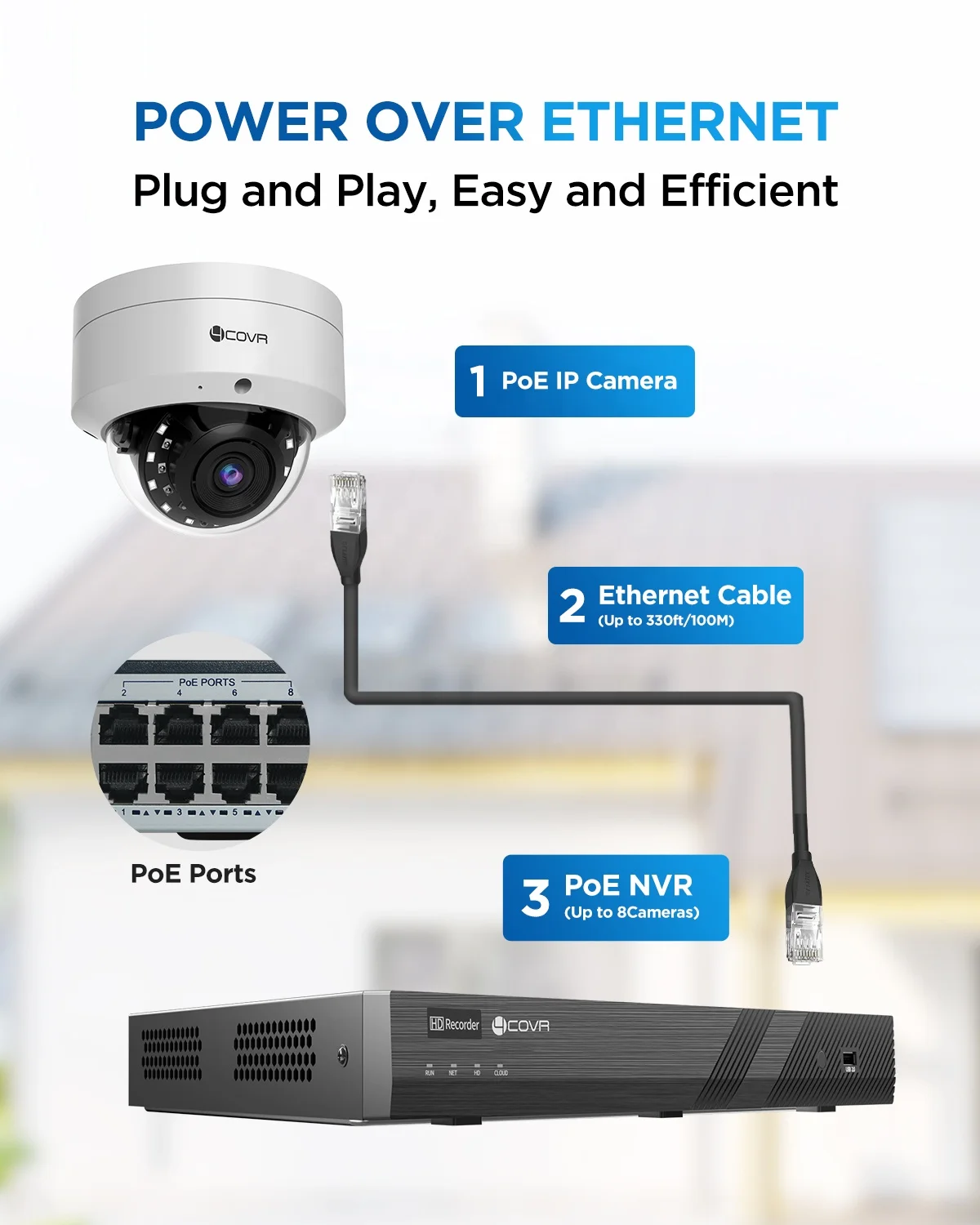 4MP Outdoor Surveillance CCTV Dome Audio Vandal-proof AI Human Vehicle Detection 2.8mm Lens IR Night Vision PoE Security Camera