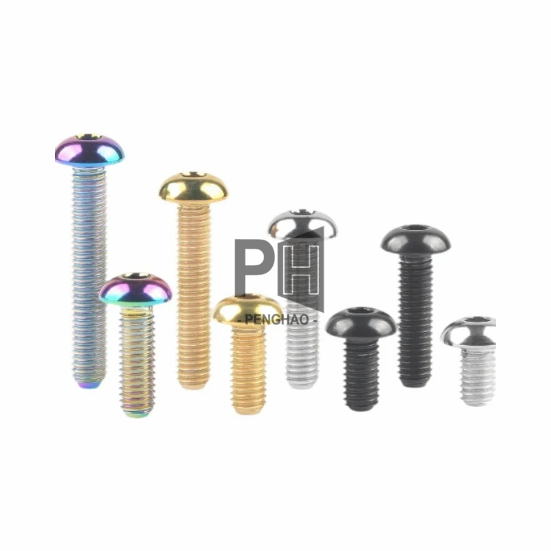 Baut Titanium Eceran M8x15 20 25 30 35mm Allen Key Head Screws Baut Titanium Gr5 Grosir for Motorcycle Disc Brake