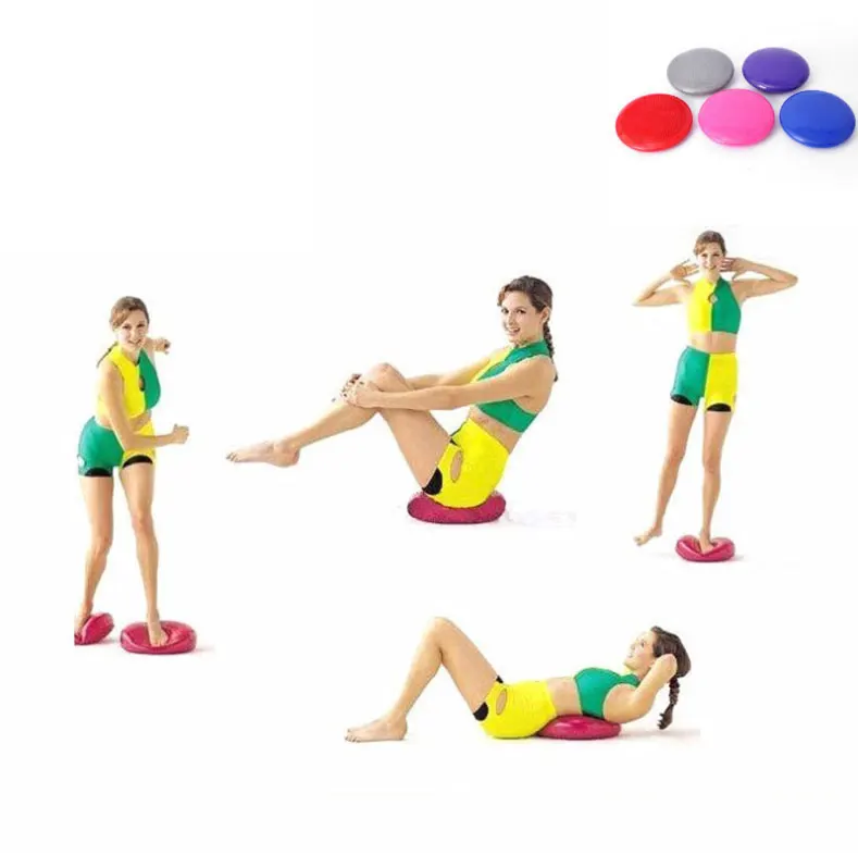 33cm Durable Inflatable Yoga Massage Ball Pad Wobble Stability Balance Disc Cushion Yoga Ball